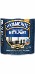 Barva na kov Hammerite Hammered, černá, 2,5l