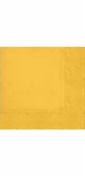 Ubrousek, 330 mm x 330 mm, žlutý, 20 ks.