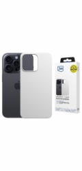 3MK Silikonový kryt Hardy MagSilicone pro Apple iPhone 13 Pro Max, stříbrný