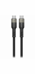 Swissten datový video kabel USB 4.0, USB-C, 240w, 8k@60hz, 40 gb/s, TB3 & TB4, 1,5 m černý