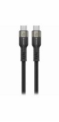 Swissten datový video kabel USB 4.0, USB-C, 240w, 8k@60hz, 40 gb/s, TB3 & TB4, 0,5 m černý