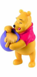 Bullyland 12340 - Disney Medvídek Pú s hrncem medu