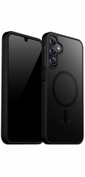 CRONG Hybridní matný magnetický kryt MagSafe pro Samsung Galaxy A17, černý