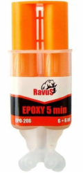 Lepidlo Ravus Epoxy 5 min, 6+6 ml