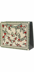Dárková taška Decoris Berries, 11 cm x 25 cm x 32 cm