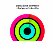 Apple Chytré hodinky Watch SE 3 GPS, 44mm pouzdro z nočního hliníku, tmavě modrý sportovní řemínek - velikost S/M