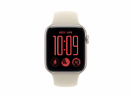 Apple Chytré hodinky Watch SE 3 GPS, 40mm hliníkové pouzdro Moonlight, sportovní řemínek Sand - velikost M/L