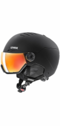 Lyžařská helma UVEX Wanted Visor černá 58–61 cm (L)