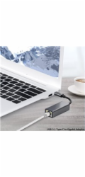 PremiumCord převodník USB-C na Gigabit konektor RJ45