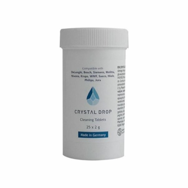Čisticí tablety do kávovaru Crystal Drop, 25 ks.