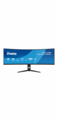 Iiyama ProLite XCB4994DQSU-B1 (113 cm (44,5 palce), černá (matná), DQHD, VA, zakřivená, HDMI, DP, USB-C, USB hub)