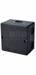 Krabice na povrch KOPOS KSK 80_FA 81x81x34mm krytí IP66 černá