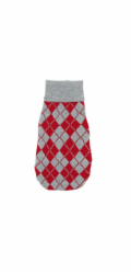 PCHEŁKA Romby Red - obleček pro psy - velikost XS