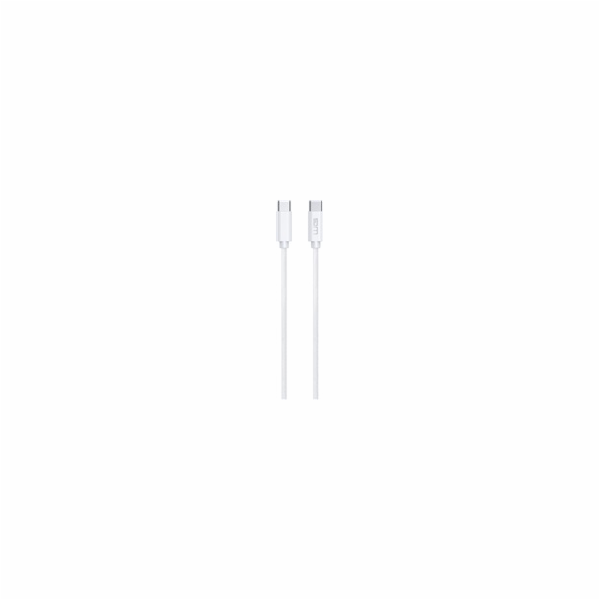 WG - Datový kabel Type-C na Type-C, 2 metry, 3A, 60W, bílá
