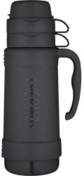 Termos szklany 1,8l z dwoma kubkami THERMOS - czarny