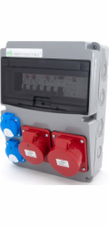ELS Elektrotechnika Rozvaděč budov 32A/5P + 16A/5P + 2*GS 230V + ochrana + diferenciální, 11NO22C11C1F
