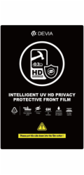 Devia Sada UV fólií na smartphony 0,3 mm HD soukromí pro řezací stroj 10 ks 6H pro smartphony s displejem