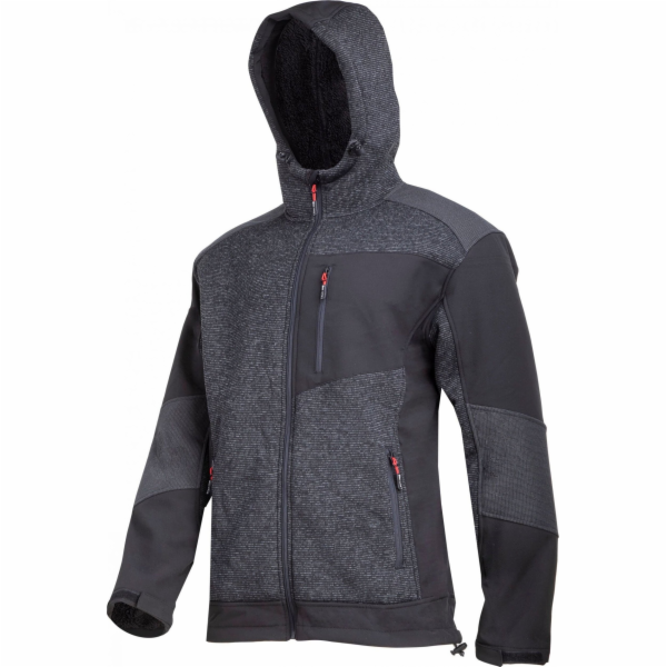 Lahti Pro Zateplená bunda SHERPA, ČERNĚ/ŠEDÁ, 2XL, CE, LAHTI