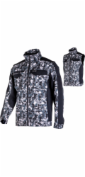 Lahti Pro MIKINA S ODNÍMATELNÝMI RUKÁVY, ŠEDO-ČERNÁ, 2XL, CE, LAHTI