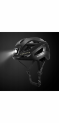 RockBros Cyklistická helma ZK-077 s integrovaným vícesměrovým osvětlením 57-61 cm - černá