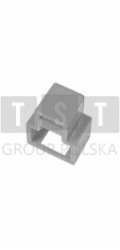 Alantec Zámek zástrčky RJ45 proti neoprávněnému odpojení, šedá barva (balení 24 ks + klíč)