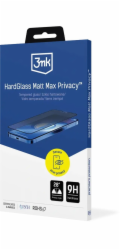 3MK Tvrdé matné maximálně soukromé sklo pro Apple iPhone 18 Pro Max