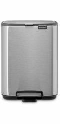 Brabantia Bo Pedal Bin 4L - matná ocel, odolná proti otiskům prstů