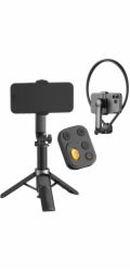 Apexel Gimbal pro telefon 1-osý stabilizátor stativ dálkové ovládání rukojeť krk/volný Q1 (SB12128)