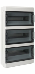 Kanlux Modulární rozvaděč na omítku KDB-IP65-S39T MK2+ 3x13P IP65 IK08 II třída ochrany přídavné svorky N/PE šedá (90131)