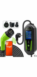 Qoltec Nabíječka pro elektromobily a hybridy Typ 2 | 3,5 kW | 230 V | SCHUKO 16 A | Wi-Fi
