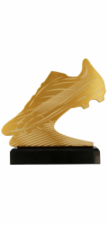 Victoria Sport Kovová trofej s mramorovou základnou - Fotbal - Kopačka