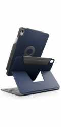 Uniq Pouzdro na tablet UNIQ Rovus Snapmount Magnetické otočné odnímatelné pouzdro o 360 stupňů pro Apple iPad 10.9 2022 / 11 2025, tmavě modré