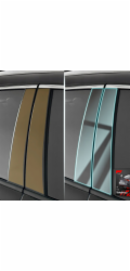 GrizzGlass Ochranná fólie na sloupky BodyShield pro Nissan Qashqai 3 (2021-2024) [4v1]