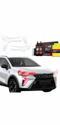 GrizzGlass Ochranná fólie světlometů GrizzGlass BodyShield pro Mitsubishi ASX Facelift (2024-2025) [4v1]