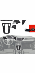 GrizzGlass Lesklá fólie PianoSkin pro Audi A3 8Y Facelift (2024-2025) [5v1]
