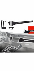GrizzGlass GrizzGlass PianoSkin matná interiérová fólie pro Audi A7 C8 (2018-2025) [4v1]
