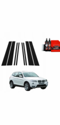 GrizzGlass Karbonová fólie BodyShield na sloupky BMW X3 F25 (2010-2014) [8v1]