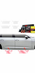 GrizzGlass Ochranná fólie na prahy dveří GrizzGlass BodyShield pro Audi A6 C8 Sedan (2018-2023) [4v1]