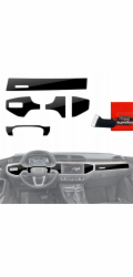 GrizzGlass Lesklá interiérová fólie PianoSkin pro Audi Q3 (2018-2025) [6v1]