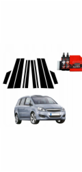 GrizzGlass Ochranná fólie na sloupky karoserie Black BodyShield pro Opel Zafira B Estate 5D (2010-2014) [10v1]