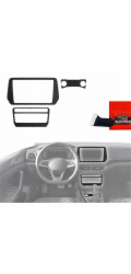 GrizzGlass Lesklá interiérová fólie PianoSkin pro Volkswagen T-Cross (2025) [4v1]