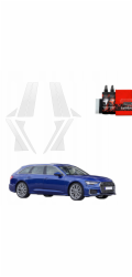 GrizzGlass Ochranná fólie BodyShield na sloupky karoserie pro Audi A6 C8 Combi (2018-2023) [12v1]