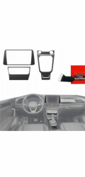GrizzGlass Interiérová fólie GrizzGlass PianoSkin Matte pro Volkswagen T-Roc R-Line (2025) [4v1]