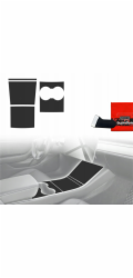 GrizzGlass GrizzGlass PianoSkin matná interiérová fólie pro Tesla Model 3 (2017-2020) [4v1]