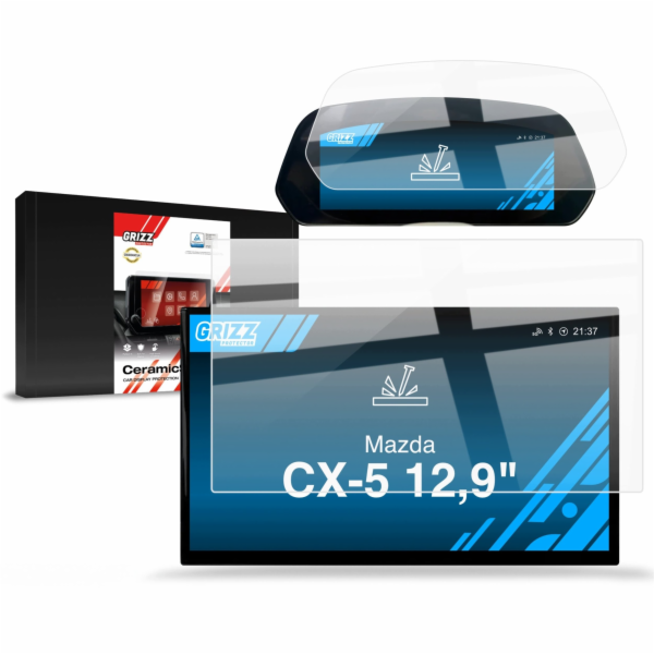 GrizzGlass Keramická fólie na navigaci pro Mazda CX-5 12....
