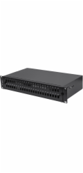 Lanberg 48XSC Simplex / 48XLC Duplex Rack Optická rozvaděčová krabice 19 palců 2U černá + příslušenství