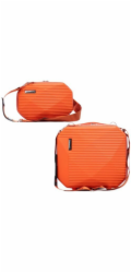 Songmics Sada kosmetické tašky a kabelky ABS T5823-6 oranžová SEMI LINE