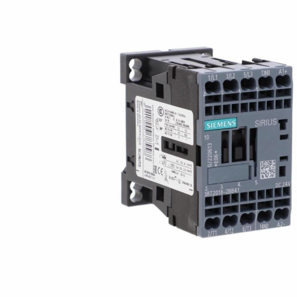 Siemens Výkonový stykač 3P S00 AC-3 7,5 kW / 400V 1NO 24V...