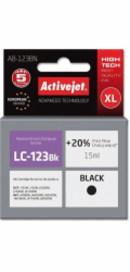 Activejet AB-123BN Inkoust (náhradní Brother LC123BK/121BK; Supreme; 15 ml; černý)