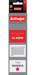 Activejet AC-G490M ink for Canon printer; Canon GI-490M replacement; Supreme; 70 ml; magenta
